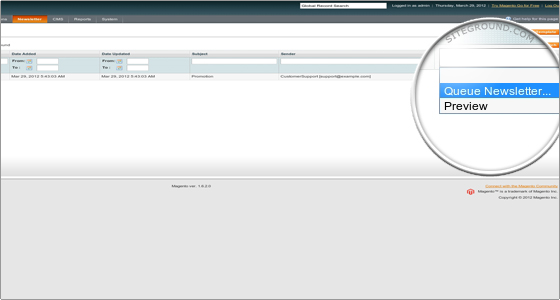 Magento Newsletter